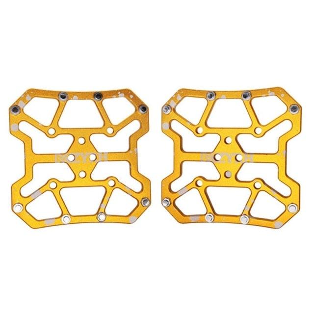1 Pair Aluminum Alloy Bicycle Clipless Pedal Platform Adapters For Bike Pedals  Mountain Road Bike Accessories Universal Clipless  Alloy Platform Adapters Cleats Pedal