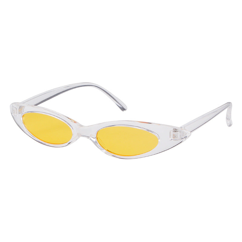 Cat Eye Sunglasses for Women Retro Narrow Pointy Cateye Cat Eye Sunglasses For  Women Vintage Style  Eyewear For Women/Men  oval Sun Glasses For Female