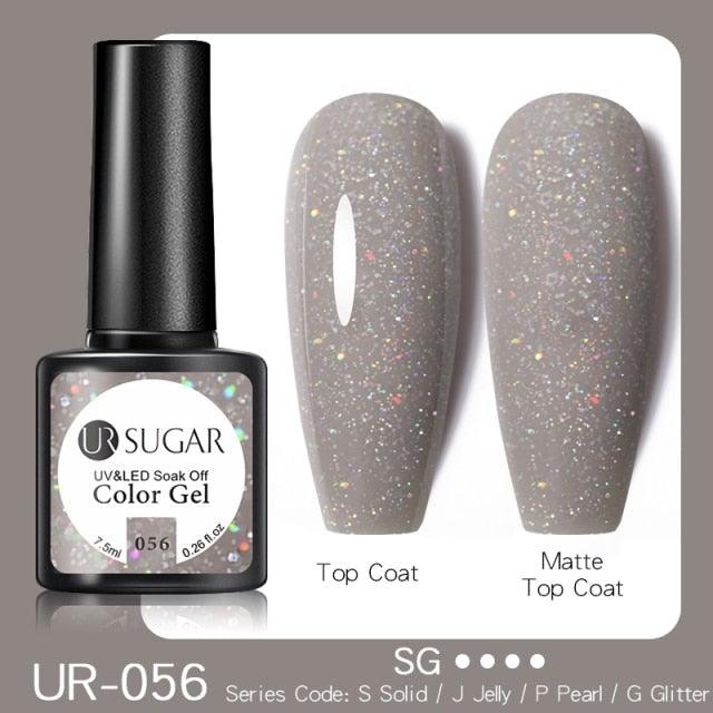 2022 New Reflective Glitter Nail Gel 8ml  Permanent UV/LED Glossy Effect Popular Diamond Nail Gel Design For Womens