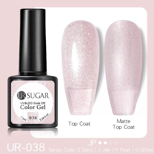2022 New Reflective Glitter Nail Gel 8ml  Permanent UV/LED Glossy Effect Popular Diamond Nail Gel Design For Womens