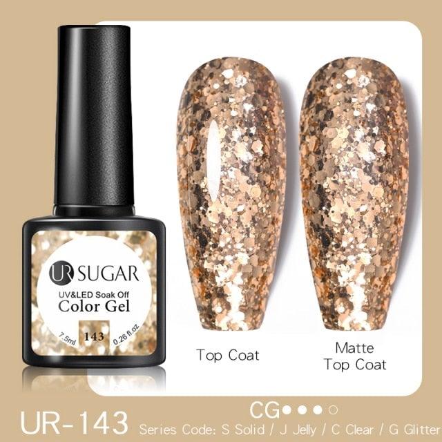2022 New Reflective Glitter Nail Gel 8ml  Permanent UV/LED Glossy Effect Popular Diamond Nail Gel Design For Womens
