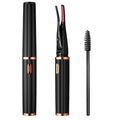 2 In 1 Clip Comb Heated Eyelash Curler Electric Mini Lash Curler Natural Eye Lash Makeup Tool with 3 Temp Settings 15Mins Shutdown