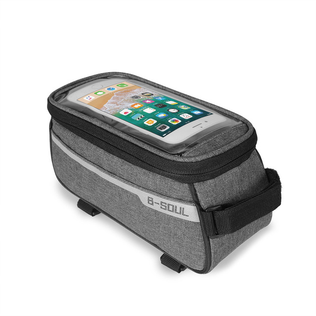 Bike Bag Bicycle Bag Phone Case For Bicycle Cycling Mobile Bike Accessories Head Tube Cell Mobile Phone Bag Case Waterproof Bike Handlebar Bag Bicycle Phone Mount Bicycle Phone Mount Holder Pouch Bag Cycling Frame