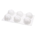 6 Pumpkin Silicone Cake Mold For Chocolate Ice Cream Decorating Pudding Dessert Tools Bakeware Baking Silicone Cake Molds For Baking 3D Pumpkin Silicone Mold For Party