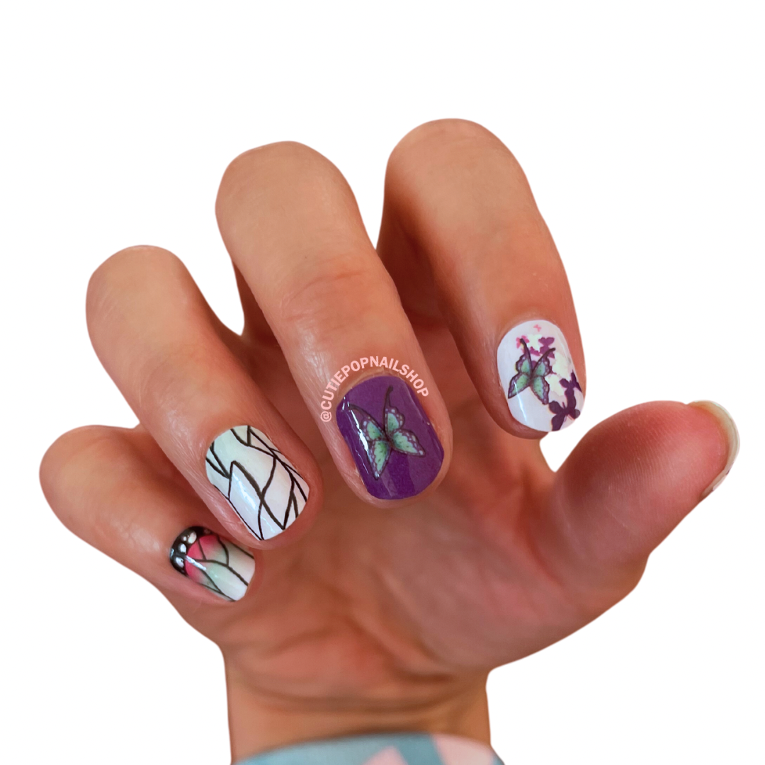 Press-On Nails – Butterflies