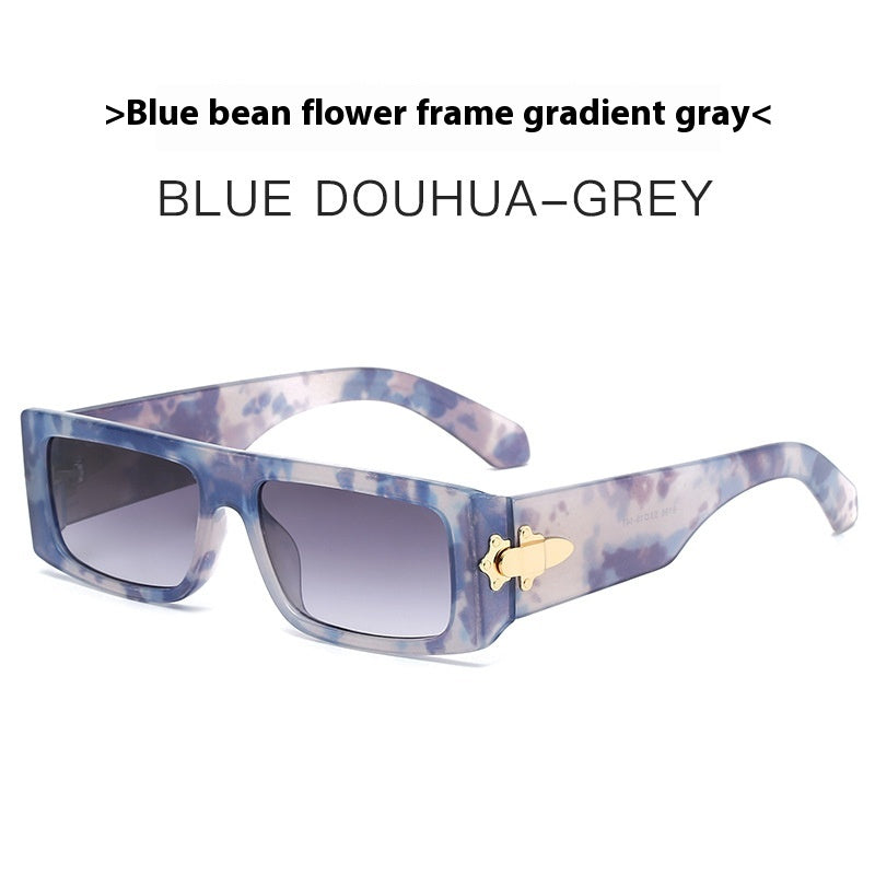 Rectangle Sunglasses for Women Retro Driving Glasses 90’s Vintage Fashion Narrow Square Frame n For Travel Rectangle Flat Top Frame  Small Frame Sun Glasses For Women Men