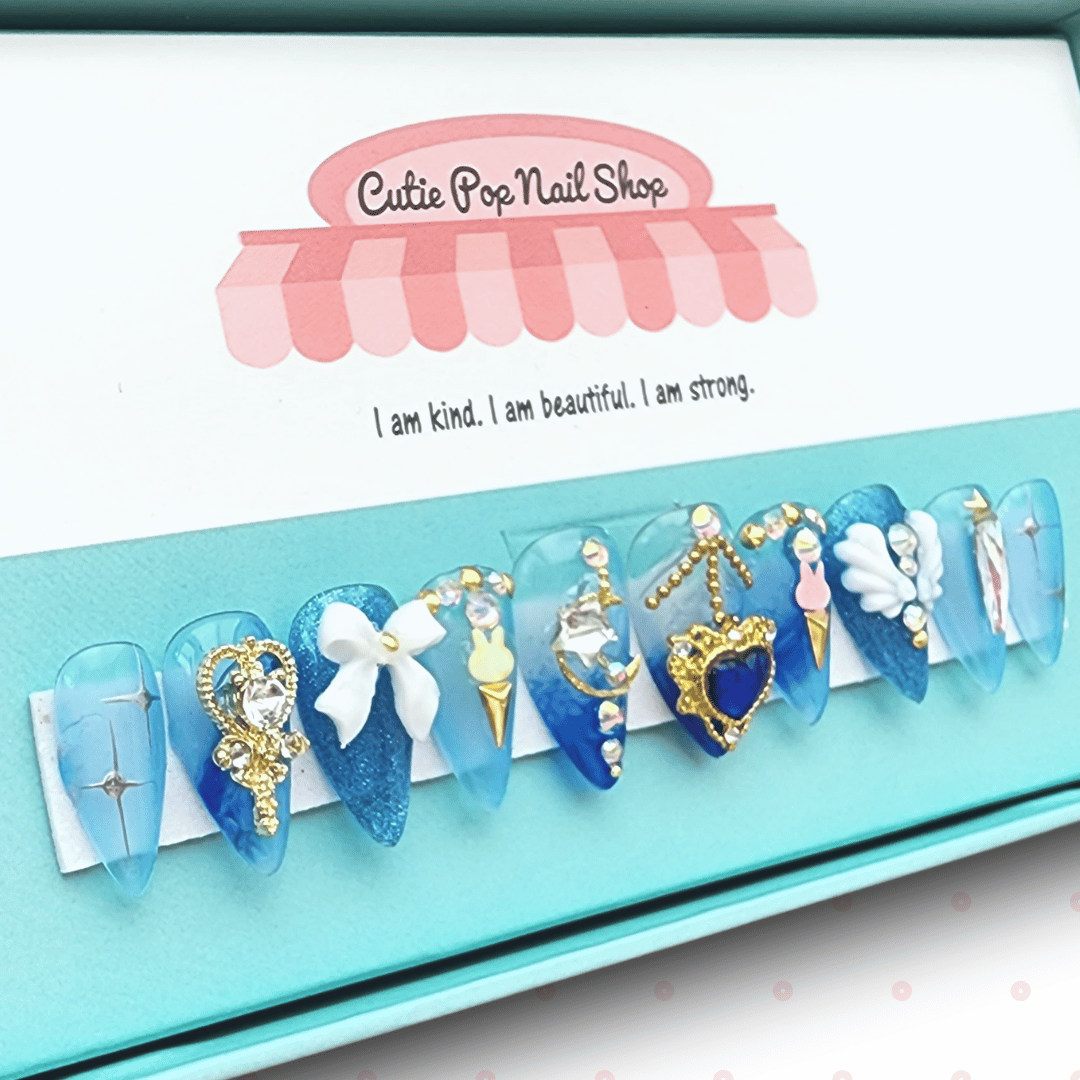 Press-On Nails – Princess Moon Mercury