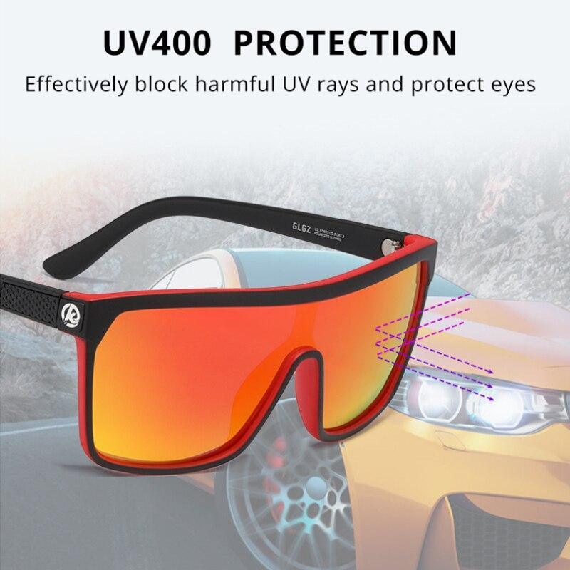 Sport New Siamese Men sunglasses PC+Metal Frame Colorful TAC Outdoor Sun Glasses Anti-Glare UV400 Travel Oversized Unisex Sunglasses Man and Woman SUnglasses