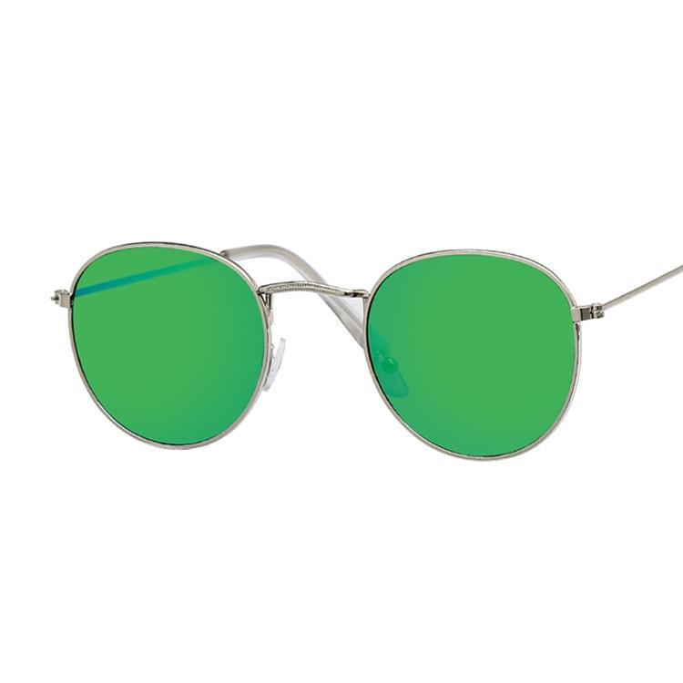 Luxury New Brand Designer Vintage Oval Sunglasses For Women and Ladies Retro Clear Lens Eyewear Round Sunglasses   Oculos De Sol