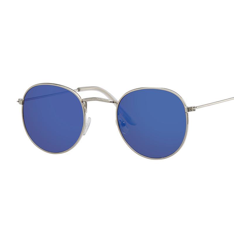 Luxury New Brand Designer Vintage Oval Sunglasses For Women and Ladies Retro Clear Lens Eyewear Round Sunglasses   Oculos De Sol