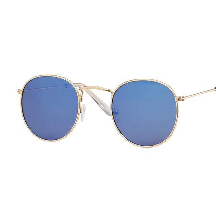 Luxury New Brand Designer Vintage Oval Sunglasses For Women and Ladies Retro Clear Lens Eyewear Round Sunglasses   Oculos De Sol