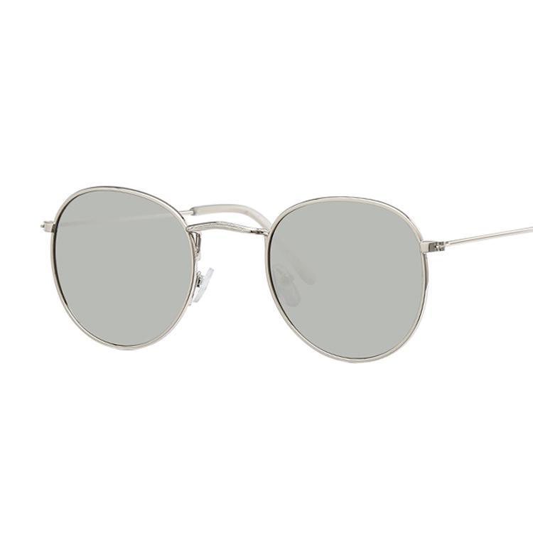 Luxury New Brand Designer Vintage Oval Sunglasses For Women and Ladies Retro Clear Lens Eyewear Round Sunglasses   Oculos De Sol