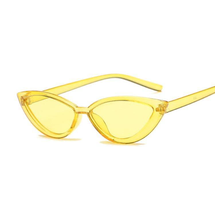 New Vintage Black Cat Eye Sunglasses for  Women Fashion Brand Designer Mirror Sunglasses With UV400 Protection