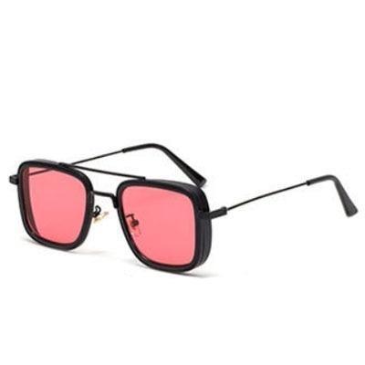 Trend Vintage Steampunk Sunglasses For Men Retro Metal Square Eyewear Trendy Brand Sunglasses For Mens In Elegant Luxury Retro Design