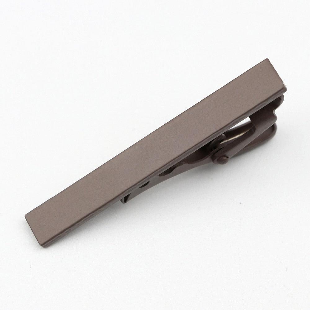 Simple Tie Clip For Men New Classic Fashion Quality Metal Fashion Solid Color Tie  Clips Men's Tie Clip Clothing Accessories Bright Colorful Practical Necktie Clasp Elegant Suit Accessories Comfortable Lightweight Tie Clips