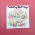 Press-On Nails – Polka Dot Pink