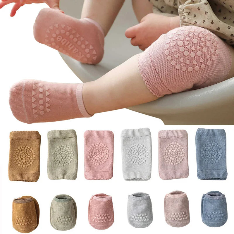 Anti-Slip Baby Knee Pads Set