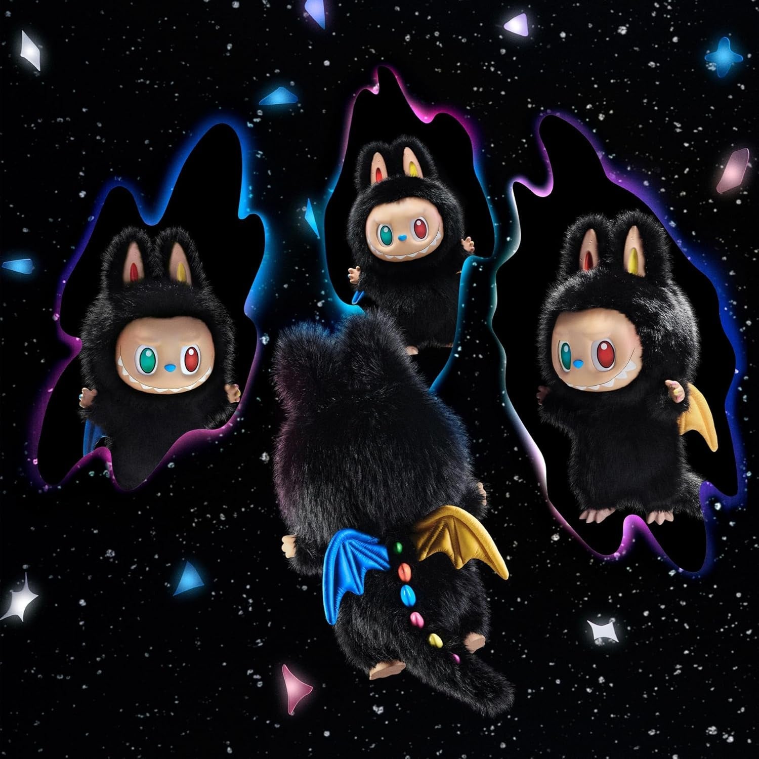 POP MART the Monsters 10Th Anniversary Series-Zimomo Vinyl Plush Doll, Big LABUBU Doll, Collectible Decoration Holiday Birthday Gift for Kids Adults