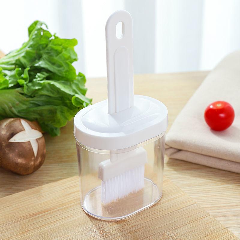 BBQ Brush Cleaning Nylon/Silicone Brush Baking Bread Cooking Oil Cream Tools Multipurpose Kitchen Utensil Tool Silicone Oil Bottle Brush Barbecue Portable Dining Restaurant Kitchen Cooking BBQ Accessories