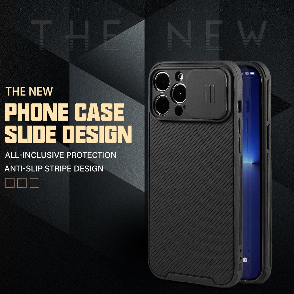 Black Magnetic Case for iPhone 12/12 Pro/12 Pro Max Case Camera Protection Cover Suitable for Wireless Charging Soft Edge Full Coverage Protection for iPhone