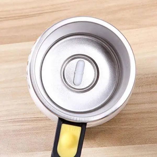 Black Smart Lazy Automatic Stainless Steel Self Stirring Magnetic Mug Creative Coffee Mixing Cup Automatic Self Mixing & Spinning Cup Cute Christmas Birthday Gift Idea For Men And Women
