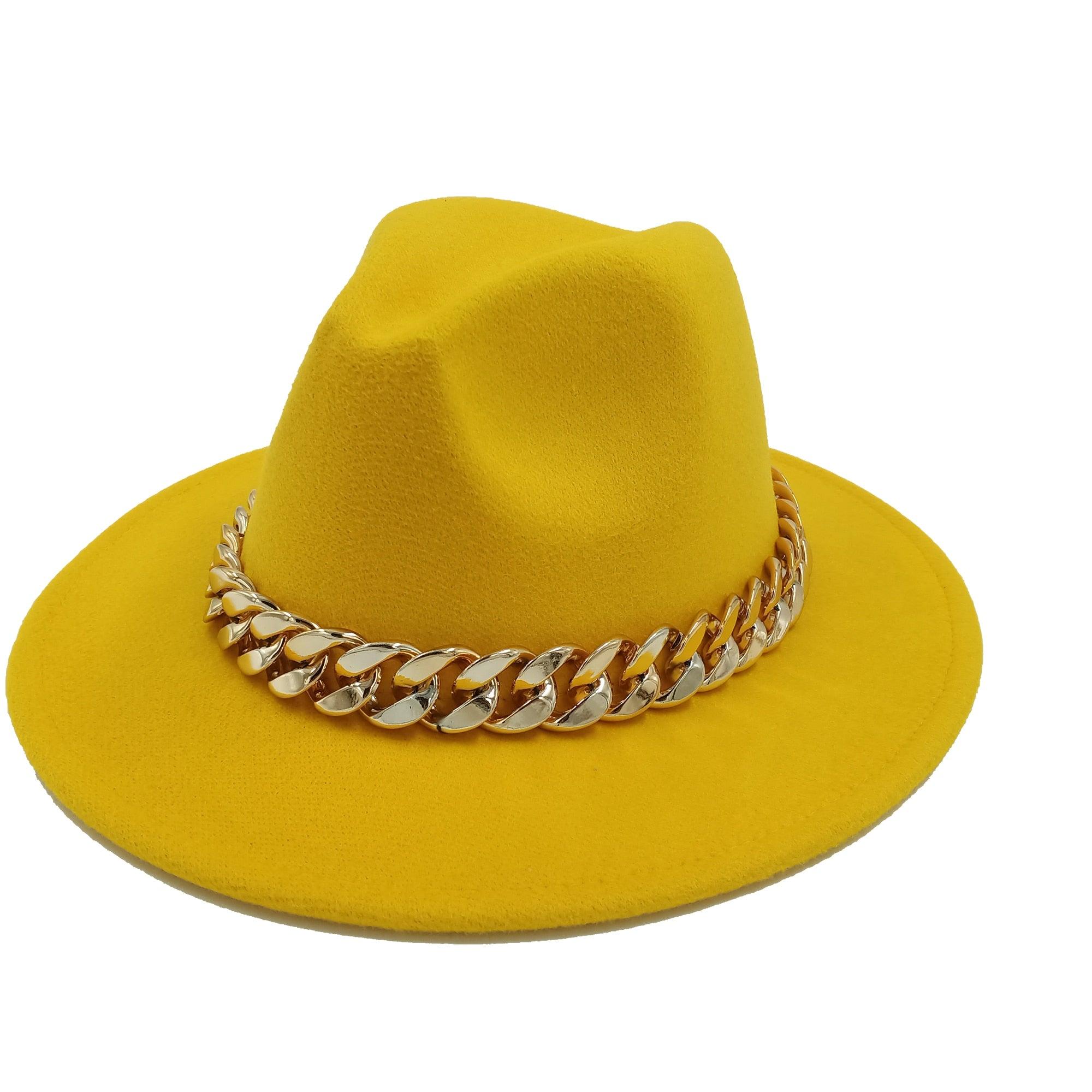 Blue White Men Fedora Unisex Solid Color Fedora Hat Fashion Solid Color Hat Bright Color Wide Brim Autumn Winter Retro Hat Two Tone Dress Hat 56-58CM
