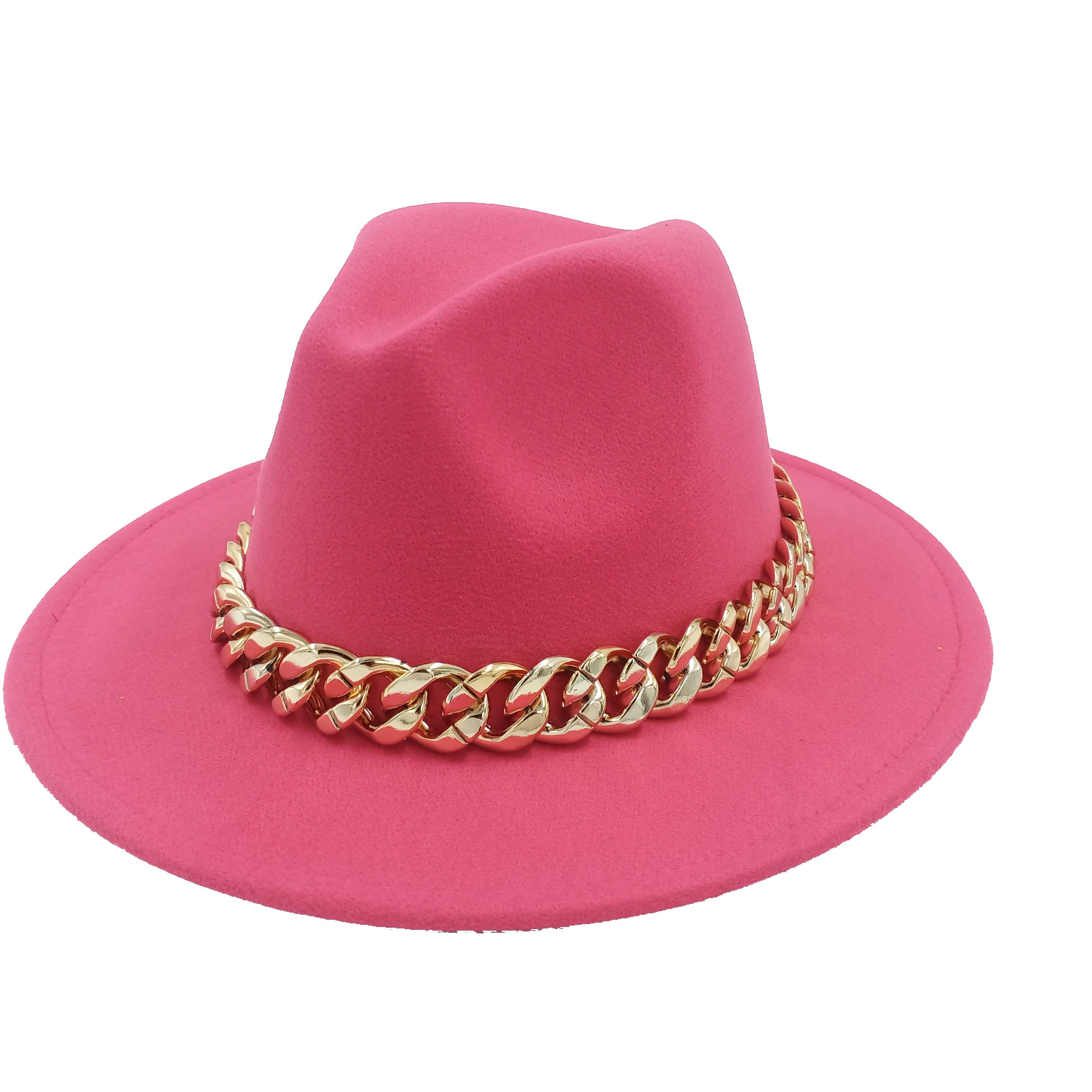 Blue White Men Fedora Unisex Solid Color Fedora Hat Fashion Solid Color Hat Bright Color Wide Brim Autumn Winter Retro Hat Two Tone Dress Hat 56-58CM