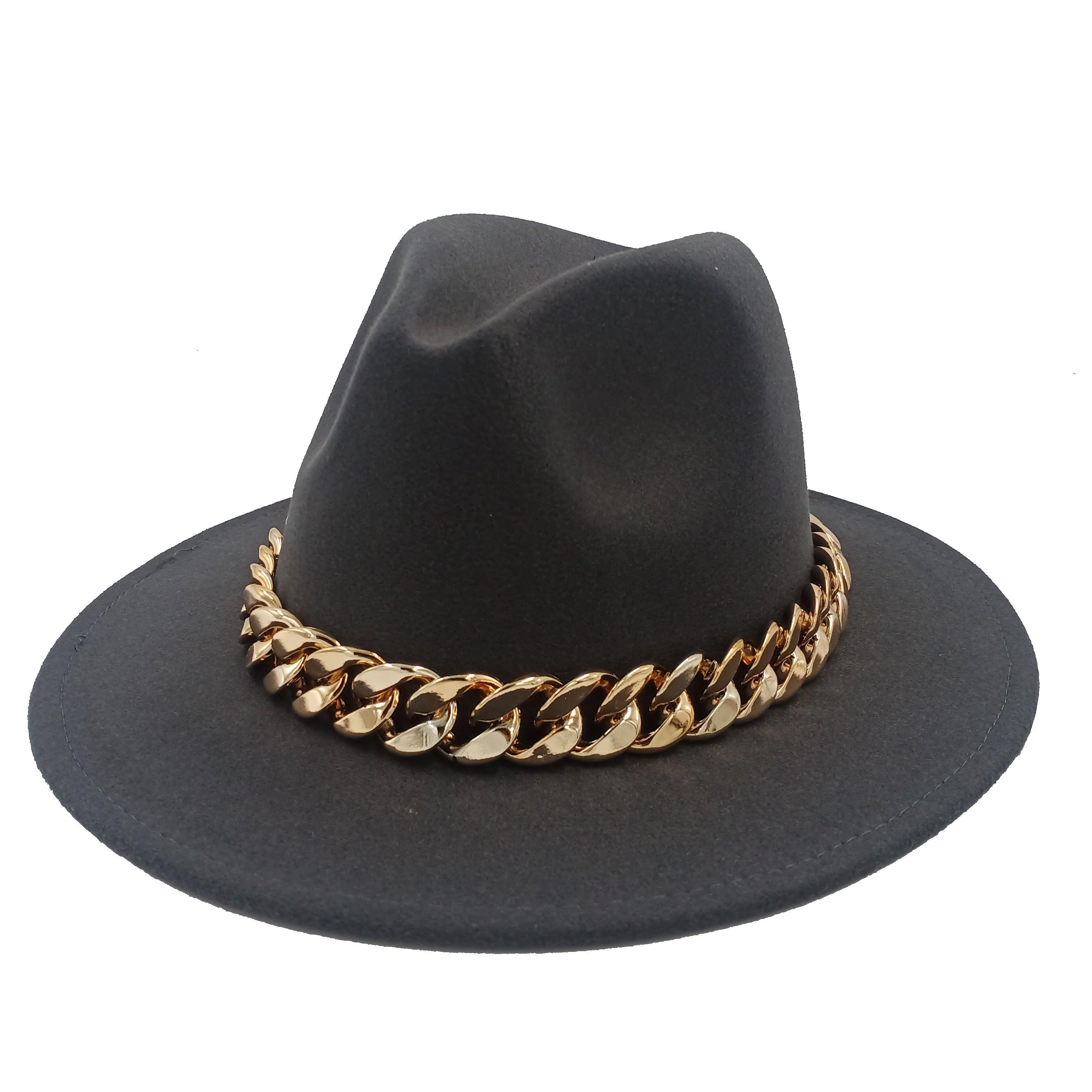 Blue White Men Fedora Unisex Solid Color Fedora Hat Fashion Solid Color Hat Bright Color Wide Brim Autumn Winter Retro Hat Two Tone Dress Hat 56-58CM