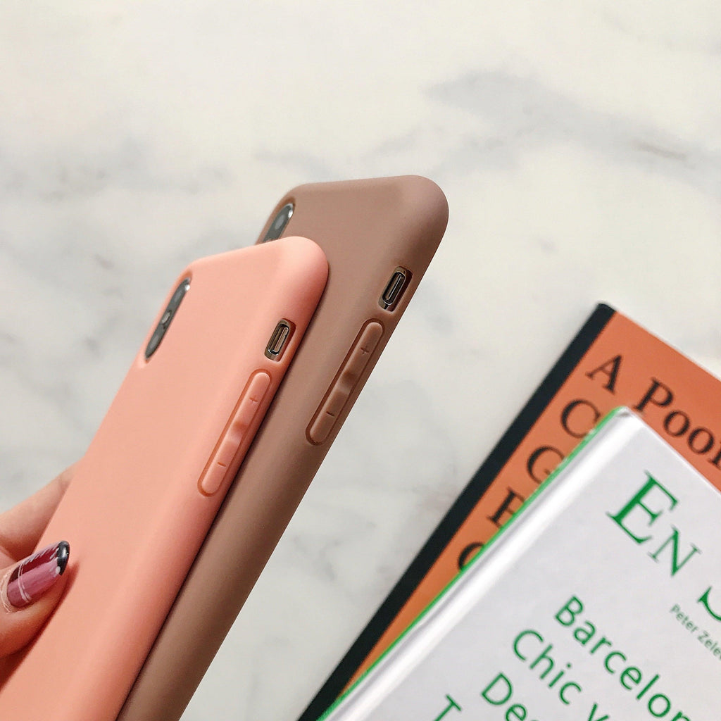 Candy Color Case for iPhone 13 12 14 Pro Max Ultra Thin Soft Back Phone Cover On iPhone Colorful Thin Case Protective Cover Soft Silicone Mobile Phone Case Cover