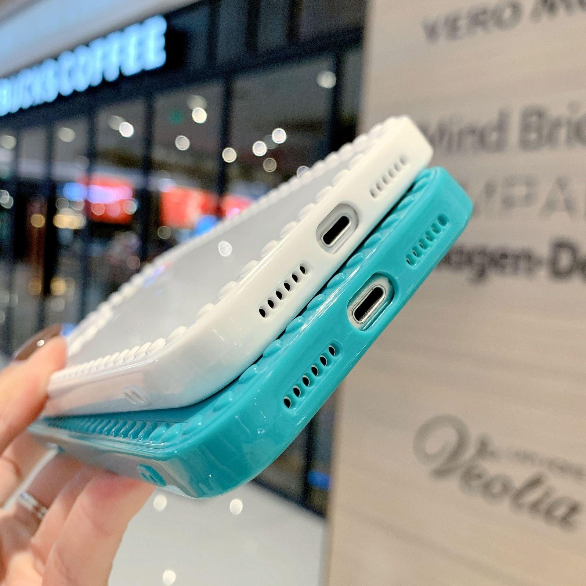 Candy Color Cute Shockproof Phone Case For iPhone 11 Pro Max Mini 7 8 Plus XR XS MAX Full Lens Soft Cover Cute And Fashionable Colorful Translucent Soft Silicone Case
