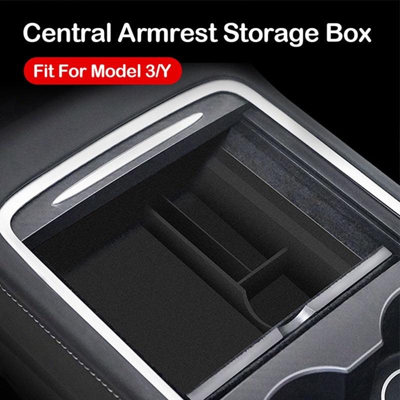 Car Central Storage Center Console Organizer Tray Box Organizer Container Flocking Storage  Organizer Rear Seat Center Storage Box Tray Organizer Container Center Console Organizer Tray Interior Accessories Case Holder Car Interior Accessories