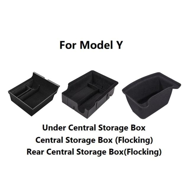 Car Central Storage Center Console Organizer Tray Box Organizer Container Flocking Storage  Organizer Rear Seat Center Storage Box Tray Organizer Container Center Console Organizer Tray Interior Accessories Case Holder Car Interior Accessories