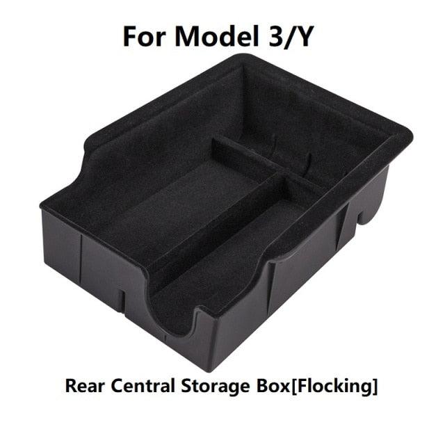 Car Central Storage Center Console Organizer Tray Box Organizer Container Flocking Storage  Organizer Rear Seat Center Storage Box Tray Organizer Container Center Console Organizer Tray Interior Accessories Case Holder Car Interior Accessories