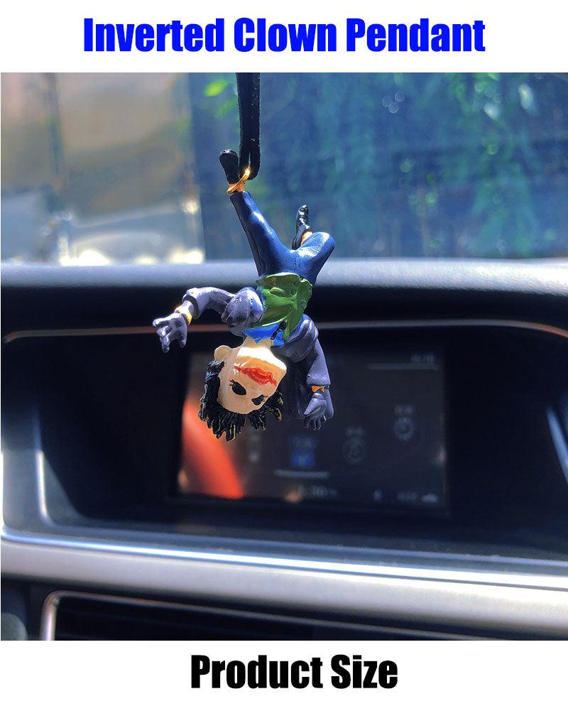 Car Interior Decoration Personality Pendant The Joker Model Decoration Mirror Pendant Decoration Car Goods Interior Joker Model Accessories Personality Rearview Mirror Car Interior Pendant Joker Model Decoration Car Goods Interior Accessories