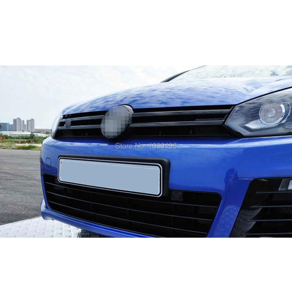 Car Styling Fashion Front Grills Stickers Car Accessories Decorative Car Body Decals Grille Trim Center Mesh Strip Sticker Cover Guards Compatible Decorative Auto Body Stickers for Cars Motorcycles