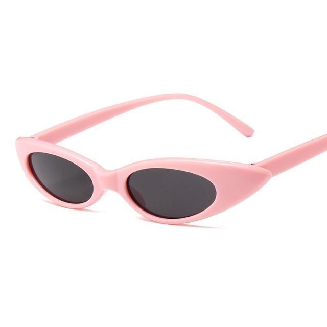 Cat Eye Sunglasses for Women Retro Narrow Pointy Cateye Cat Eye Sunglasses For  Women Vintage Style  Eyewear For Women/Men  oval Sun Glasses For Female