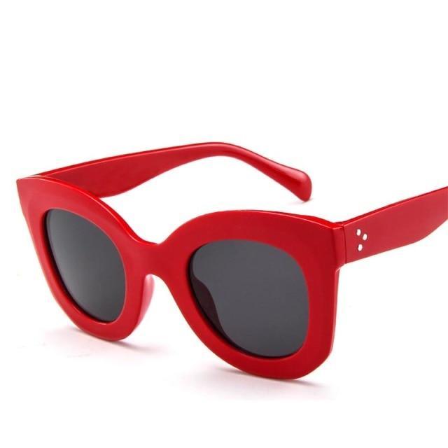 Cat Eyes Sunglasses for Women Polarized Oversized Fashion Vintage Eyewear for Driving Popular Vintage Sunglasses For  Women In Cat Eye Design Glasses For Women Men