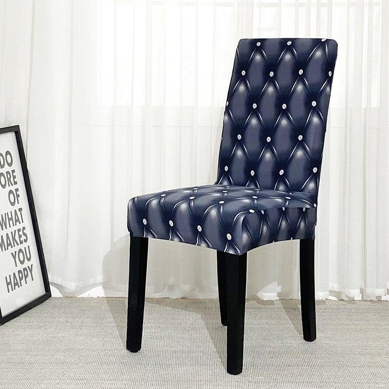 Chair Covers For Dining Room Stretch Spandex Removable Washable Anti-dust Seat Slipcover Multicolor  Chair covers  Chair Covers For Dining Room With Printed Patterns Easy Slip-on Stretchy Dining Room Chair Covers