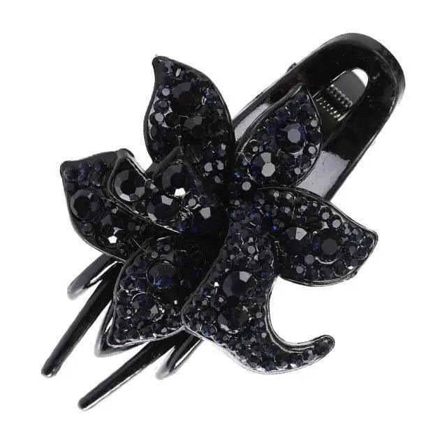 Charming Colorful Flower Red Hair Clip For Women Fashionable Design Beautiful Women Vintage Wedding Hair Clips Lightweight Hair Jewelry Excellent Women Gift