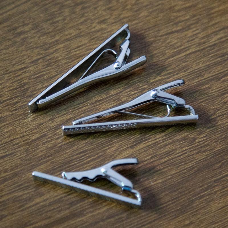 Classic Tie Clip Bright Stainless Steel Jewelry Tie Clip Necktie Clips Wedding Charming Gifts Tie Clip For Men Vintage Necktie Clips For Party Creative Gifts Tie Clip For Men