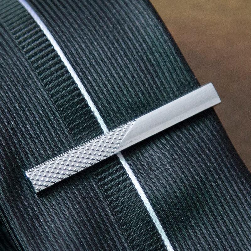 Classic Tie Clip Bright Stainless Steel Jewelry Tie Clip Necktie Clips Wedding Charming Gifts Tie Clip For Men Vintage Necktie Clips For Party Creative Gifts Tie Clip For Men