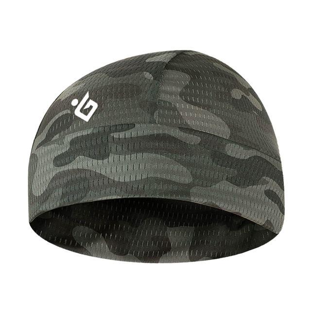 Cooling Skull Cap Breathable Sweat Wicking Cycling Running Hat Cap Odorless And Sweat-Absorbent Sweat-Absorbent No Discoloration Cycling Caps for Men Women Windproof Cycling Hat with Sun Visor Under Helmet Liner Black