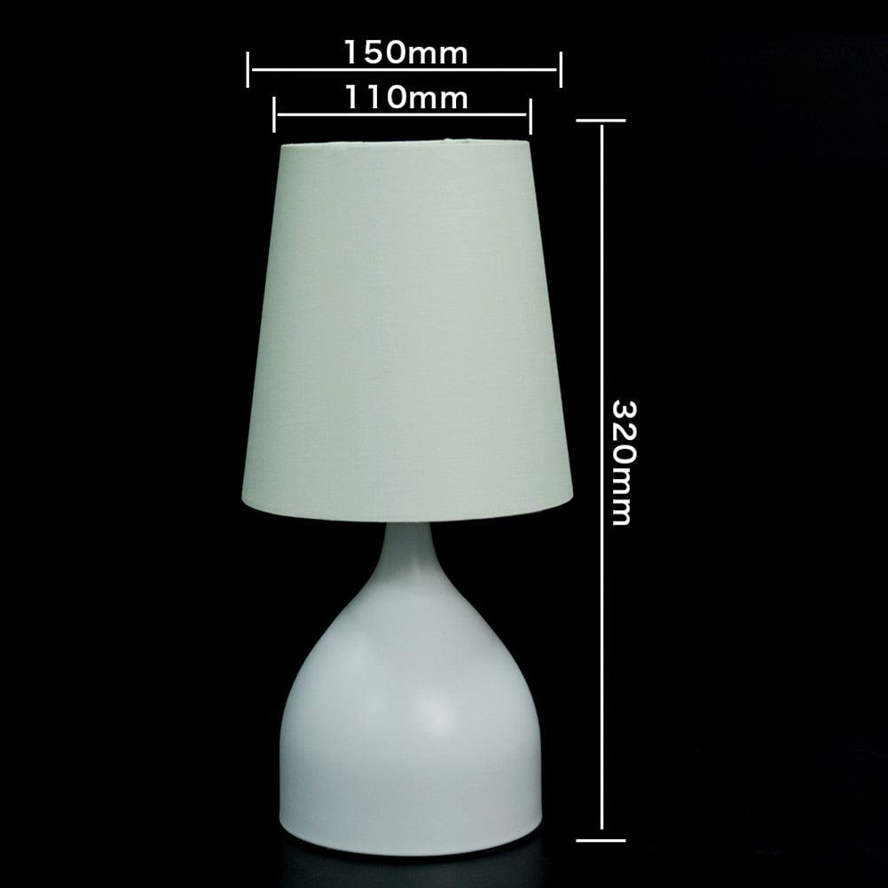 Creative LED Table Lamp Touch Switch Fimmable Bedroom Bedside Living Room Modern Desk Study Night Light Home Decor Decorative Table Lamp Cute Study Lamps for Bedroom Décor