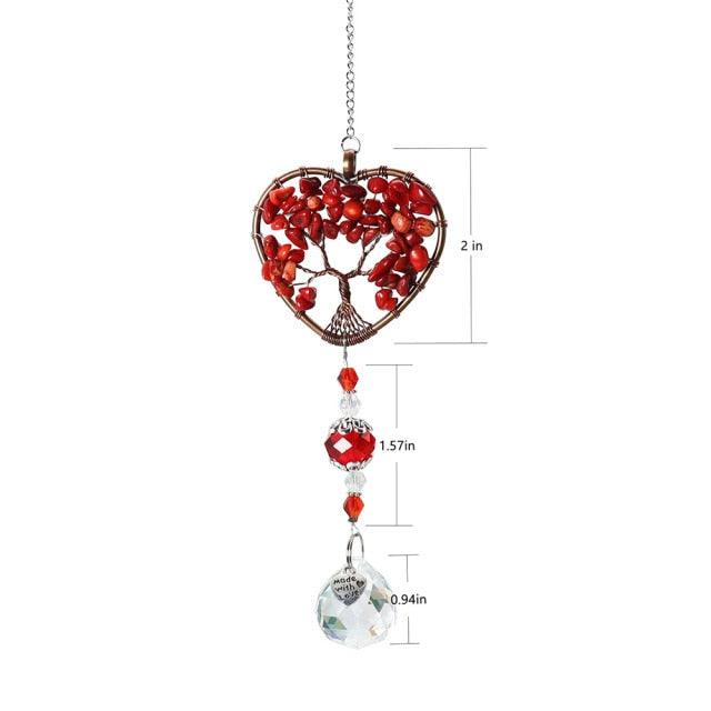 Crystal Wind Chime Star Moon Sun Pendant Indoor Window For Window in Garden Starry Sky Decor Catchers with Crystals  Dream Sun Catchers Plated Colorful Beads Hanging Drop for Outdoor Garden Moon Prism