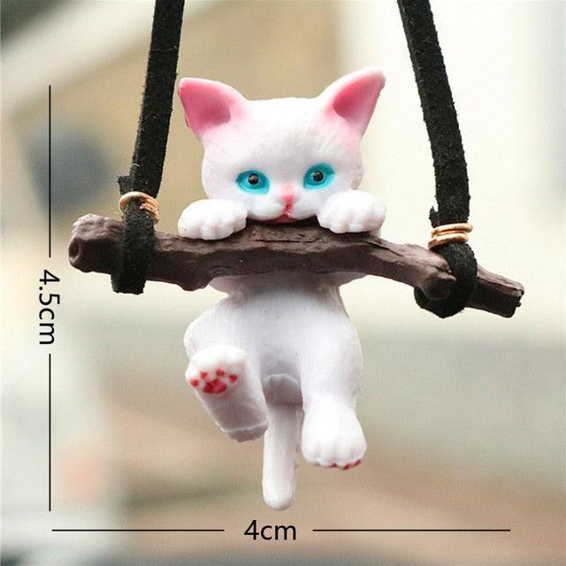 Cute Anime Car Accessories Faceless Male Cat Pendant Auto Rearview Mirror Pendant Birthday Gift Auto Decoration Anime Car Accessories of No Face Man Car Pendant Hanging Swing for Car Rear View Mirror Accessories Ornaments Coche