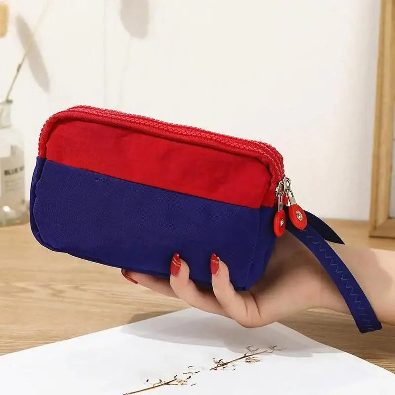 Cute Pink Leather Woman Wallet Fashion Stylish Zipper Mini Bag For Women Short Simple Wallets