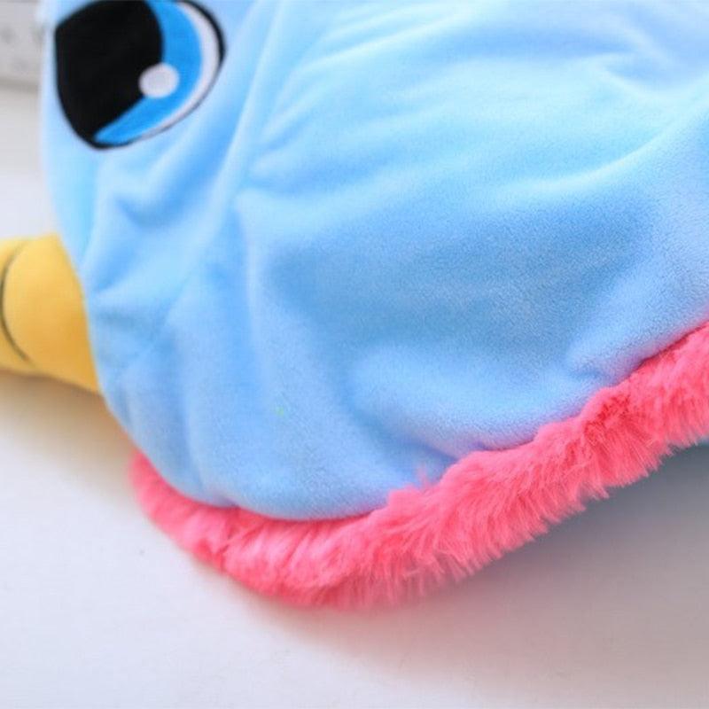 Cute Unicorn Hood Neck U Pillow Decorative Blue Pink Soft Office Nap Cushion Cute Cartoon Doll Plush Toy Gift for Children Kid Unicorn Hooded Animal Travel Neck Pillow Polyester Neck Pillow Support Cushion Unicorn Hoodie Funny Gifts for Children Women