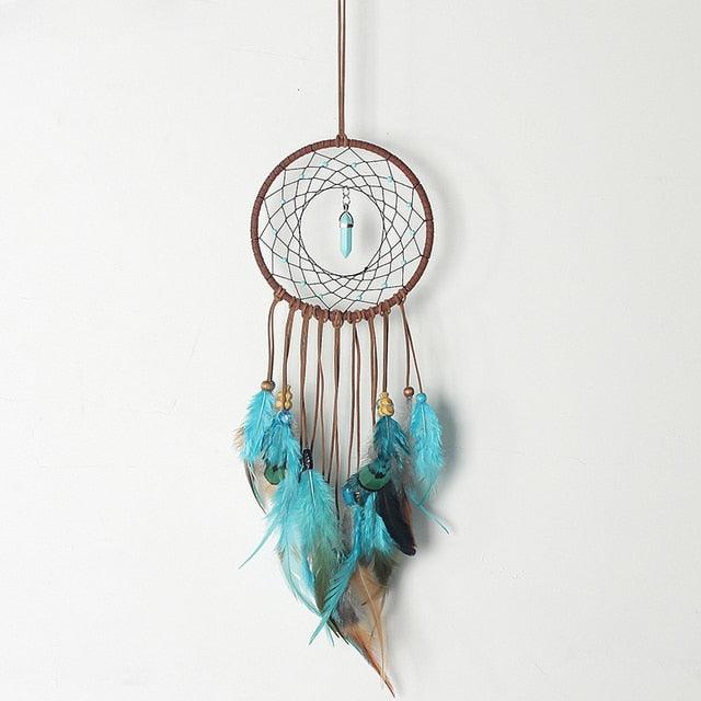 Decoration Home Dream Catchers Hanging Wall Decor Art Pendant Handmade Traditional White Cloud Dream Catcher With Led String Lights Wall Hanging Kids Room Decor Nursery Wall Art Ornament Decor Craft Gift Cute Wind Chimes National Feather Kids Girls