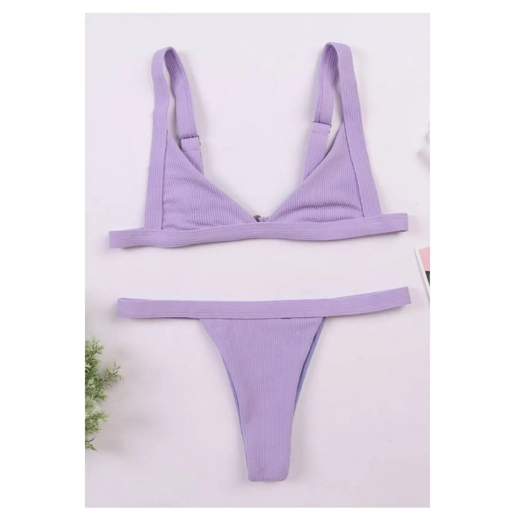 Deep-V Bikini Swimsuit