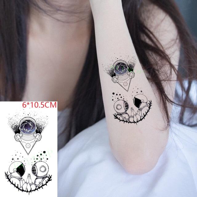 Different Small Waterproof Temporary Tattoo Sticker Cute Tatto Flash Tattoos Small Size Colorful Design for Kids Mens Womens